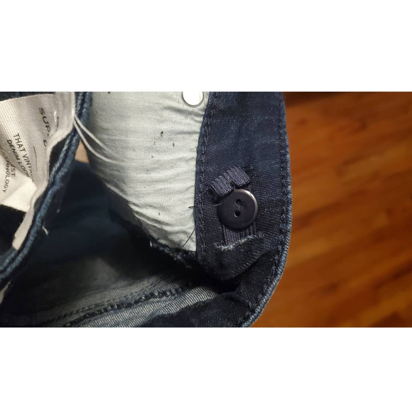 Hudson Kids Stretch Denim Roll Cuff Short Shorts Low Octane Big Girl's Size 10 - Picture 6 of 13